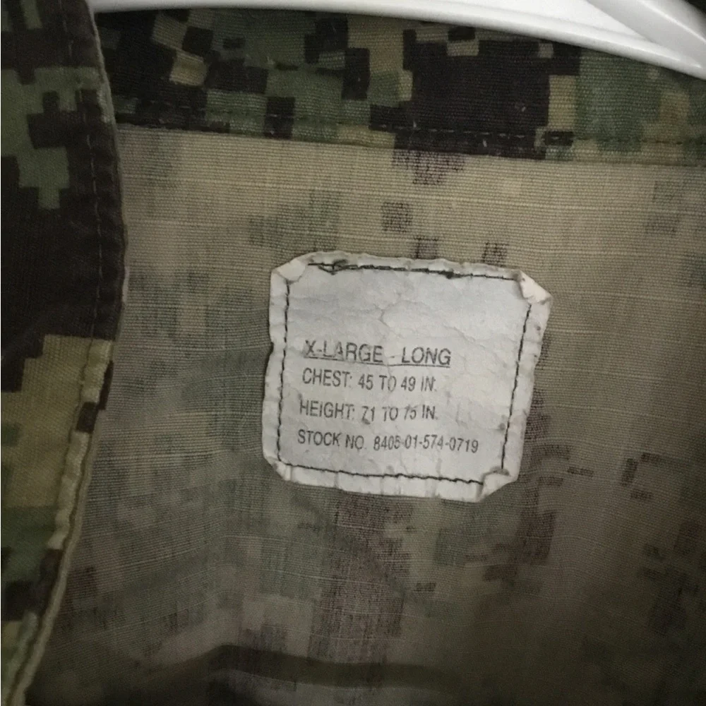 U.S. Navy NWU Type III Digital Camouflage Jacket and Pants - Green